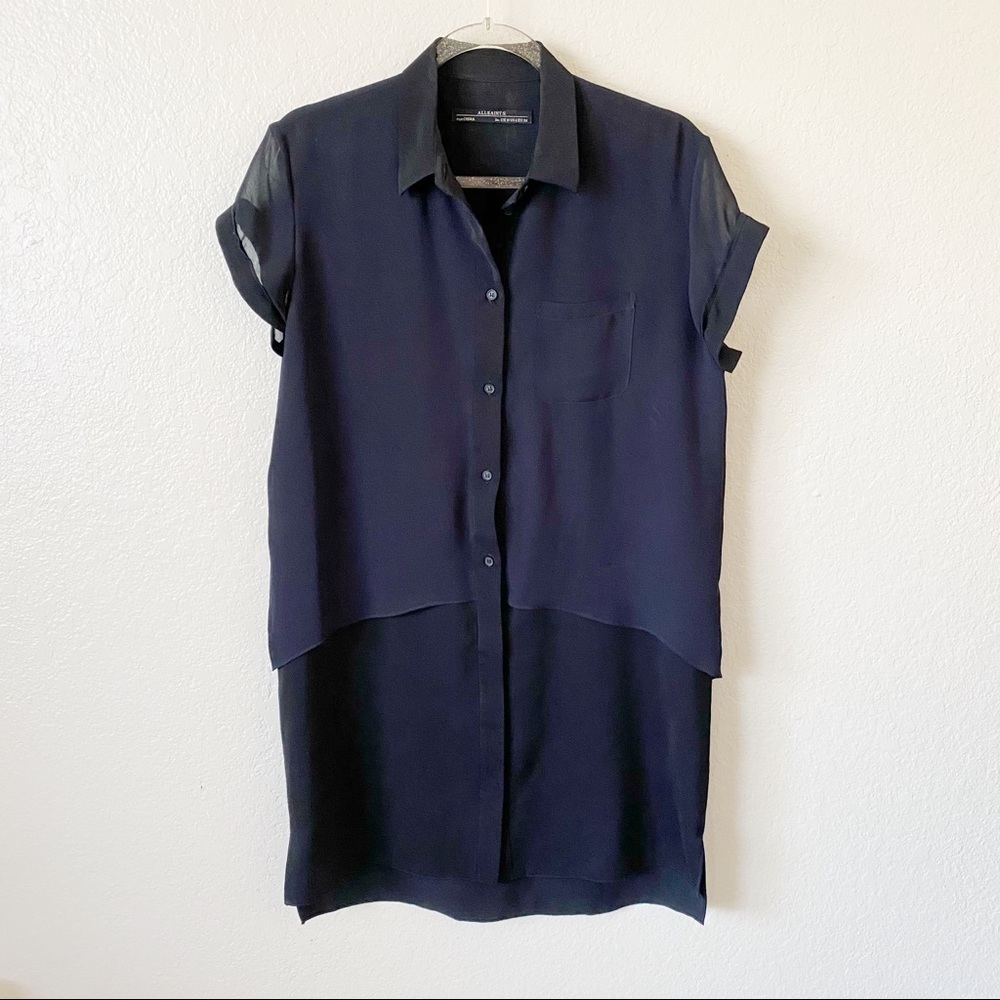 Allsaints carolee shirt dress size 6 - Picture 2 of 14